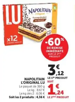 U Express Napolitain l'original lu offre