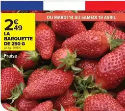 Carrefour Market Avril - barquette de 250 g offre