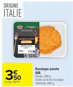 Carrefour Market Aya - escalope panée offre