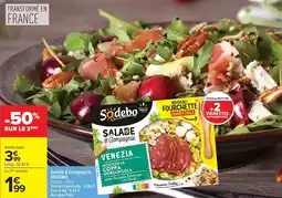 Carrefour Market Sodebo - salade & cremant corchettes offre