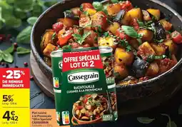 Carrefour Market Cassegrain - plat cuisiné à la provençale offre
