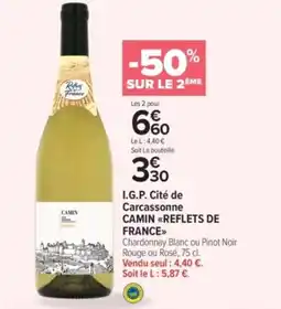 Carrefour Contact I.g.p. cité de carcassonne camin reflets de france offre