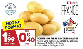 ALDI Pommes de terre de consommation offre