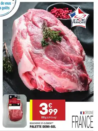 ALDI Palette demi-sel offre