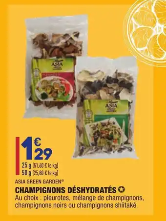 ALDI Champignons déshydratés offre