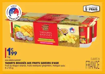 ALDI Yaourts brassés aux fruits saveurs d'asie offre