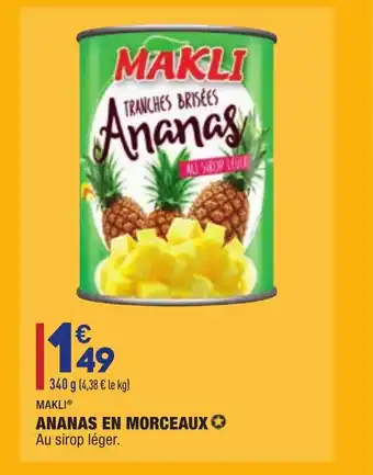 ALDI Ananas en morceaux offre