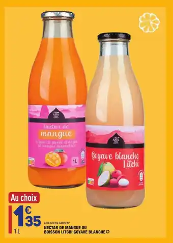ALDI Nectar de mangue ou boisson litchi goyave blanche offre