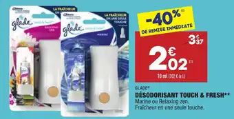 ALDI Désodorisant touch & fresh offre