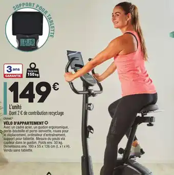 Vélo d'appartement
