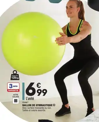 ALDI Ballon de gymnastique offre