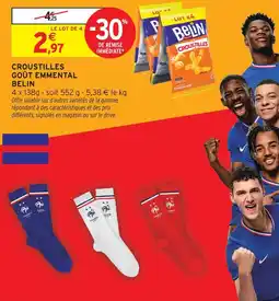 Intermarché Express Belin croustilles goût emmental offre