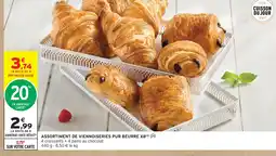 Intermarché Express Assortiment de viennoiseries pur beurre x8 offre