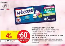 Intermarché Apéricube apéricube 48c offre