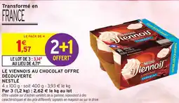 Intermarché Nestlé le viennois au chocolat offre découverte offre