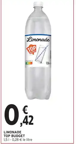Intermarché Top budget limonade offre