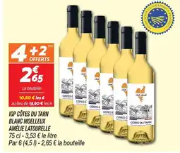 Netto Amélie latourelle igp côtes du tarn blanc moelleux offre