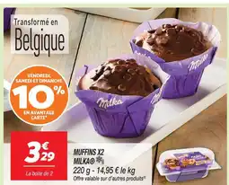 Netto Milka muffins x2 offre
