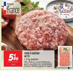 Netto Netto chair à saucisse offre