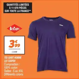 Netto Lee cooper tee-shirt homme offre