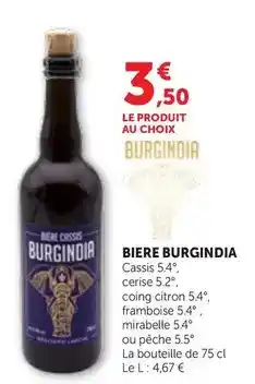 Bi1 Biere burgindia offre