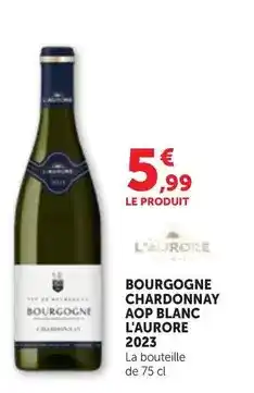 Bi1 L'aurore - bourgogne chardonnay aop blanc 2023 offre