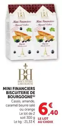 Bi1 Bh - mini financiers biscuiterie de bourgogne offre