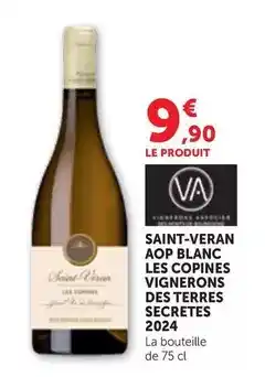Bi1 Vignerons des terres secretes - saint-veran aop blanc les copines vignerons des terres offre