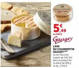 Bi1 Gaugry - l'ami du chambertin offre