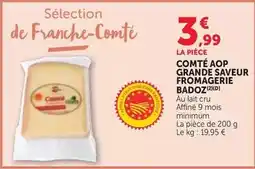 Bi1 Fromagerie badoz - comté aop grande saveur fromagerie offre