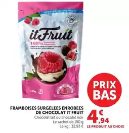 Bi1 Framboises surgelees enrobées de chocolat offre