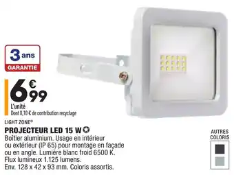 ALDI Projecteur led 15 W offre