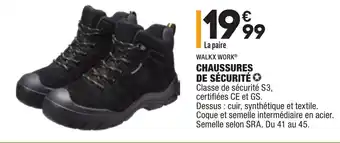 ALDI Chaussures de sécurité offre