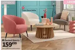 Conforama Lomoco - fauteuil boucly offre