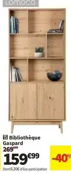 Conforama Lomoco - bibliothèque gaspard offre