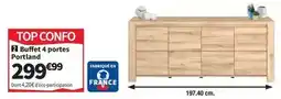Conforama Portland - buffet 4 portes offre
