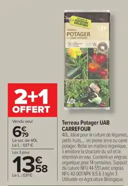 Carrefour Drive Terreau potager uab carrefour offre