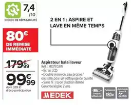 Carrefour Drive Medek - aspirateur balai laveur offre