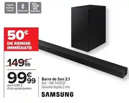 Carrefour Drive Samsung - barre de son 2.1 offre