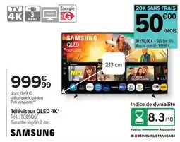 Carrefour Drive Samsung - téléviseur qled 4k offre