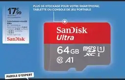 Carrefour Drive Sandisk - carte intensive mixed offre