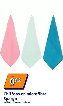 Action Chiffons en microfibre offre