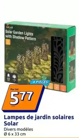 Action Solar - lampes de jardin solaires offre
