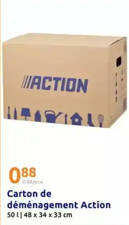 Action Carton de déménagement action offre