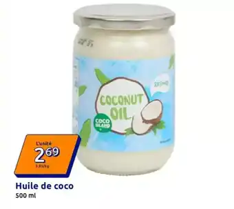 Action Huile de coco offre