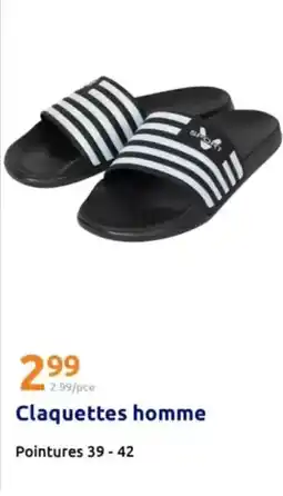 Action Clquettes homme offre