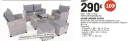 E.Leclerc SALON D'EXTÉRIEUR 6 PIÈCES offre