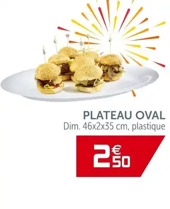 Gifi Plateau Oval offre