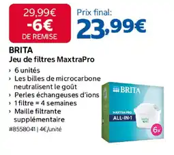 Costco BRITA Jeu de filtres MaxtraPro offre