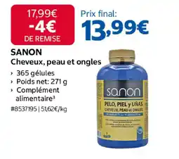 Costco SANON Cheveux, peau et ongles offre